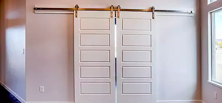 Glass Barn Door with Installation Hardware Kit Delta